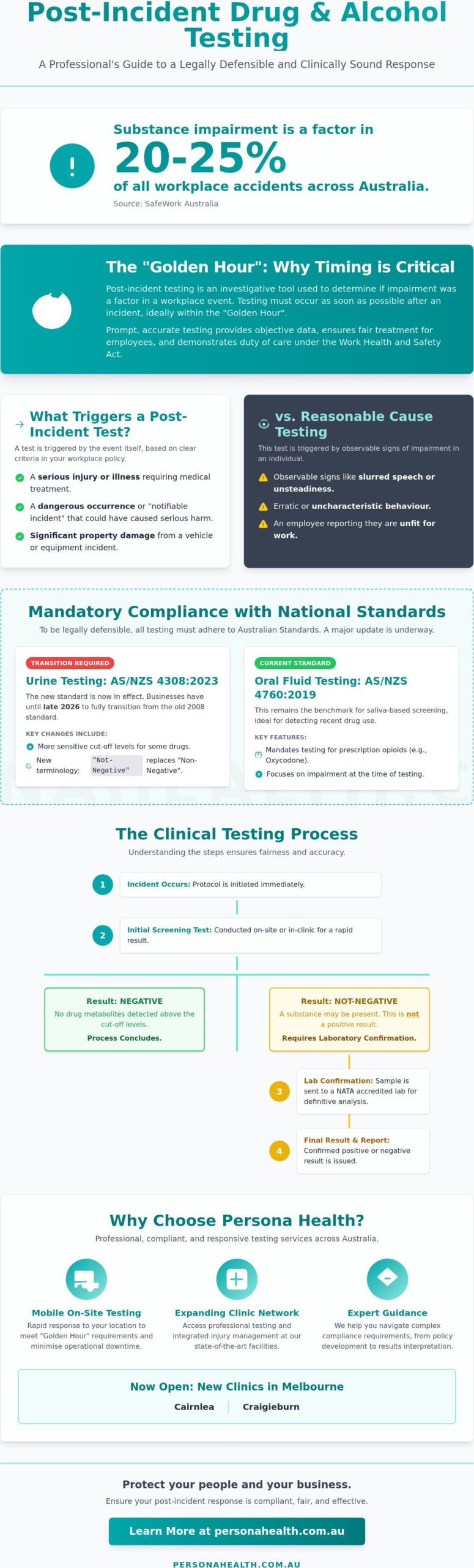 Post-Incident Drug Testing in Sydney: A Professional Guide for 2026